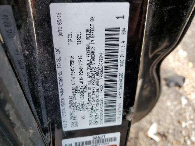 5TFRX5GN1KX155281 - 2019 TOYOTA TACOMA ACCESS CAB Қара фото 12