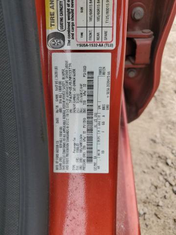 3FADP4EJ0JM133738 - 2018 FORD FIESTA SE BURGUNDY photo 12