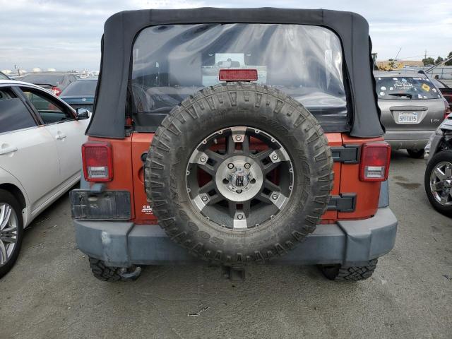 1J4GA64199L719531 - 2009 JEEP WRANGLER RUBICON ORANGE photo 6