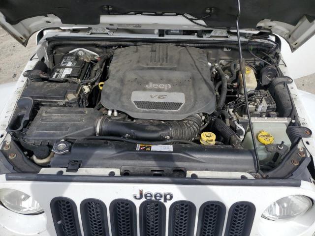 1C4HJWEG8EL103262 - 2014 JEEP WRANGLER U SAHARA 白色 照片 12