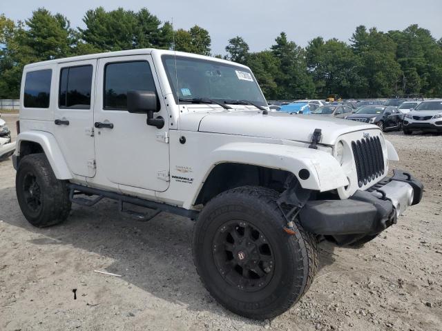 1C4HJWEG8EL103262 - 2014 JEEP WRANGLER U SAHARA 白色 照片 4