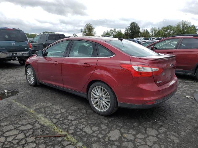 1FADP3J2XEL355882 - 2014 FORD FOCUS TITANIUM RED photo 2