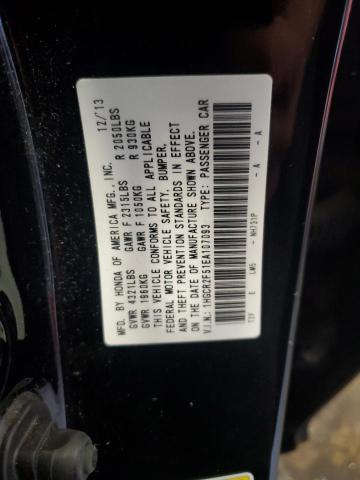 1HGCR2F51EA107093 - 2014 HONDA ACCORD SPORT 黑色 照片 12