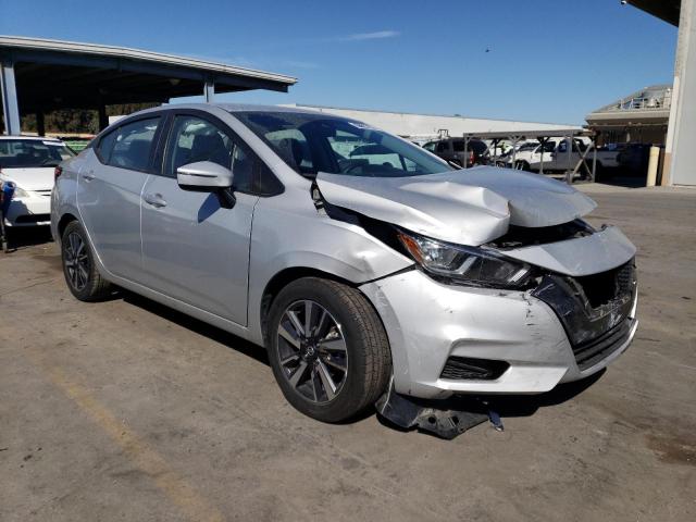 3N1CN8EV6ML827594 - 2021 NISSAN VERSA SV SILVER photo 4