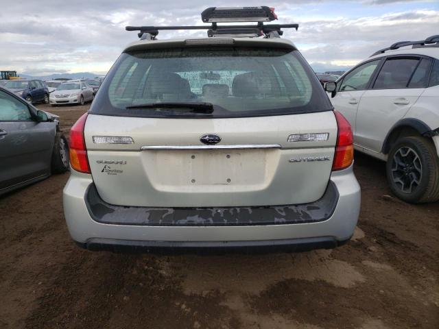 4S4BP61C377310575 - 2007 SUBARU OUTBACK OUTBACK 2.5I SILVER photo 6