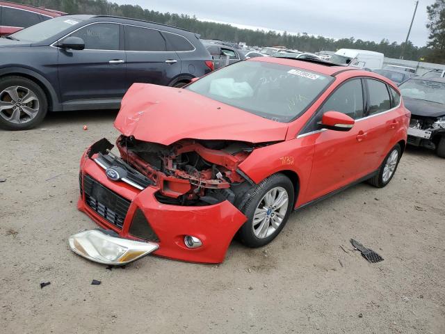 1FAHP3M21CL200583 - 2012 FORD FOCUS SEL RED photo 1