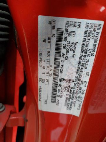 1FAHP3M21CL200583 - 2012 FORD FOCUS SEL RED photo 13