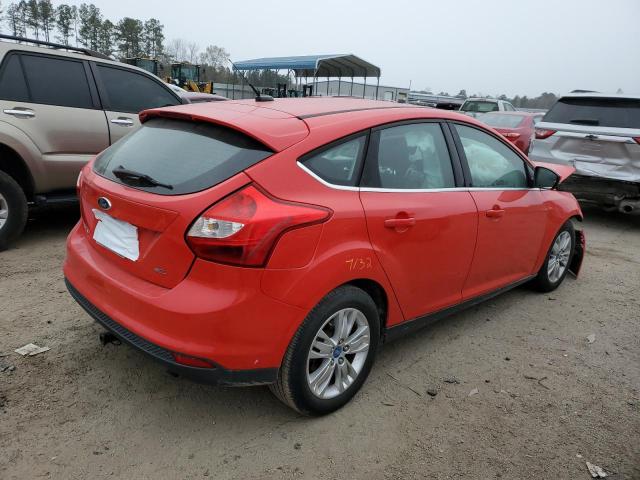 1FAHP3M21CL200583 - 2012 FORD FOCUS SEL RED photo 3