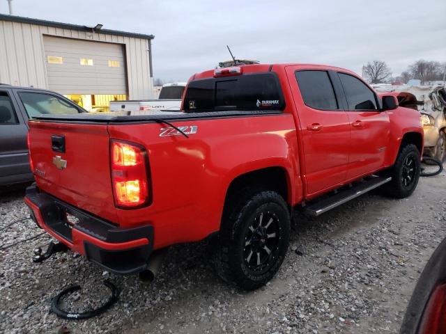 1GCPTDE14H1258056 - 2017 CHEVROLET COLORADO Z71 RED photo 3