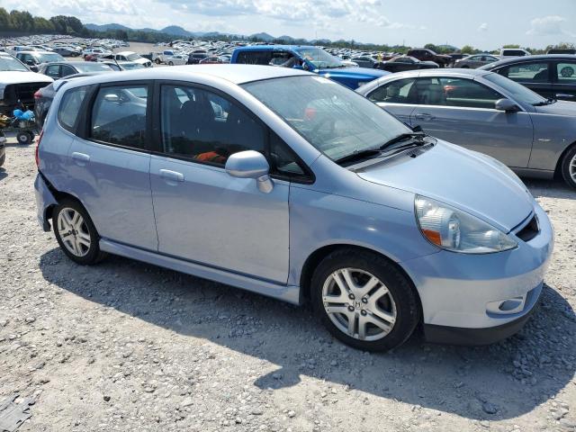 JHMGD38678S057498 - 2008 HONDA FIT SPORT BLUE photo 4