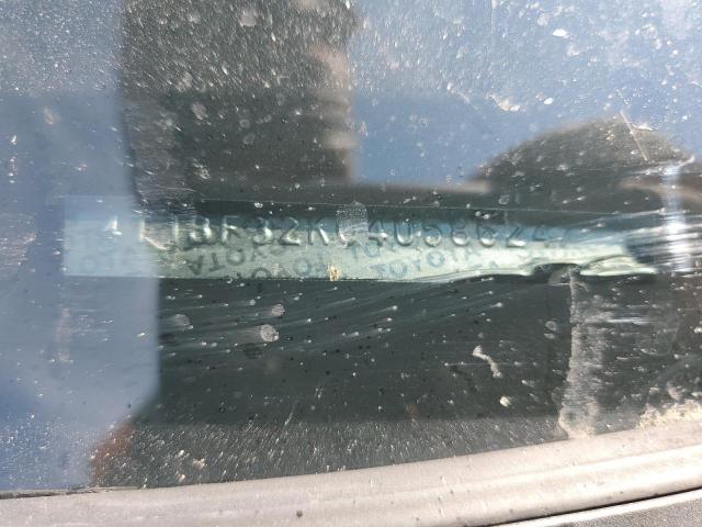 4T1BF32K04U586247 - 2004 TOYOTA CAMRY LE 银色 照片 12