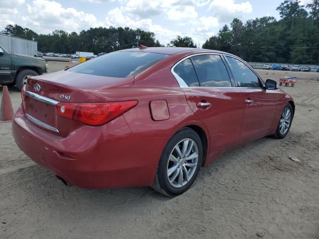 JN1BV7AP1EM685028 - 2014 INFINITI Q50 BASE BURGUNDY photo 3