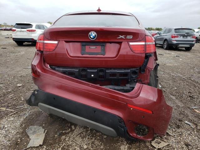 5UXFG2C51E0C45407 - 2014 BMW X6 XDRIVE35I RED photo 6