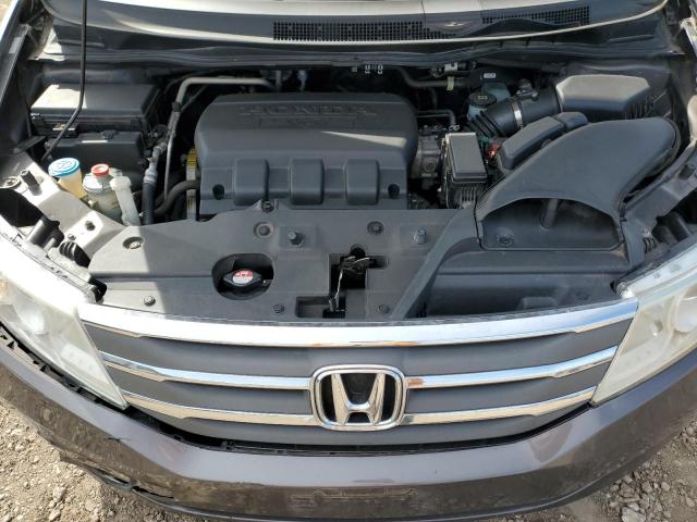 5FNRL5H63CB081859 - 2012 HONDA ODYSSEY EXL GRAY photo 12
