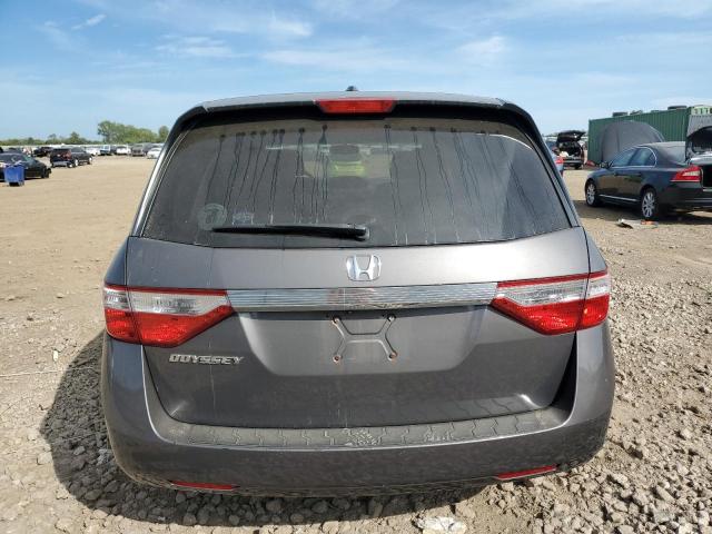 5FNRL5H63CB081859 - 2012 HONDA ODYSSEY EXL GRAY photo 6