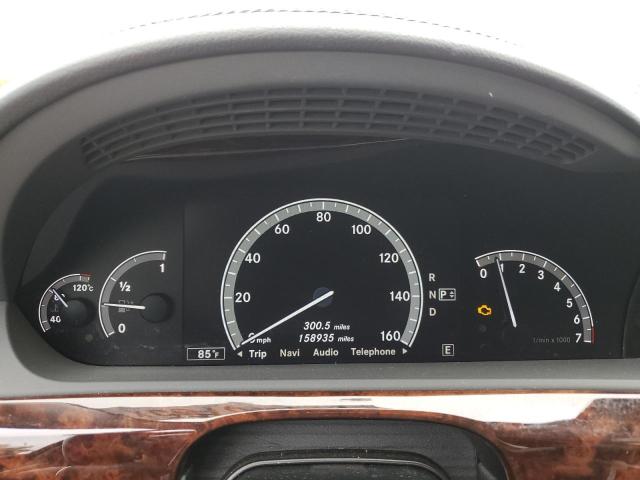 WDDNG9EB2CA473046 - 2012 MERCEDES-BENZ S 550 4MATIC BLACK photo 9