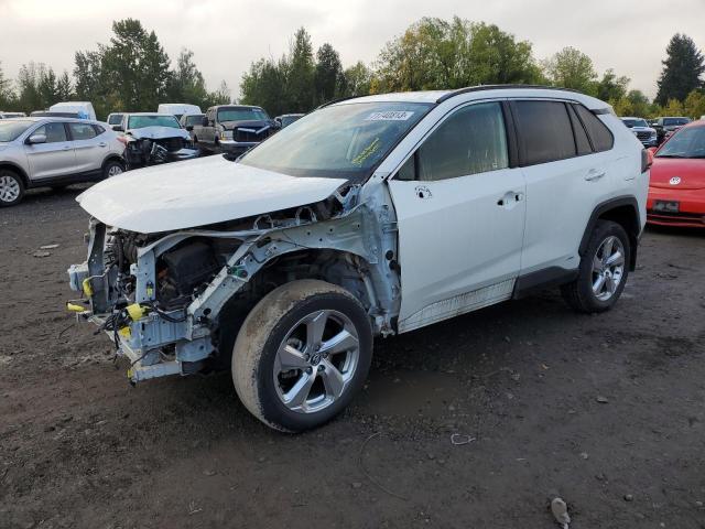 4T3D6RFV4LU002745 - 2020 TOYOTA RAV4 LIMITED WHITE photo 1