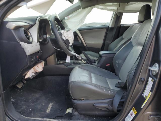 2T3WFREV5EW122471 - 2014 TOYOTA RAV4 XLE GRAY photo 7