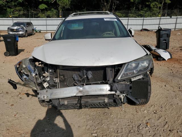 5N1AR2MN1EC629991 - 2014 NISSAN PATHFINDER S WHITE photo 5