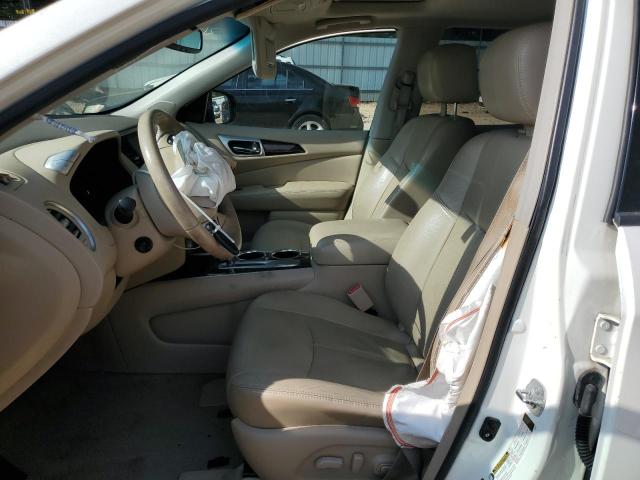 5N1AR2MN1EC629991 - 2014 NISSAN PATHFINDER S WHITE photo 7