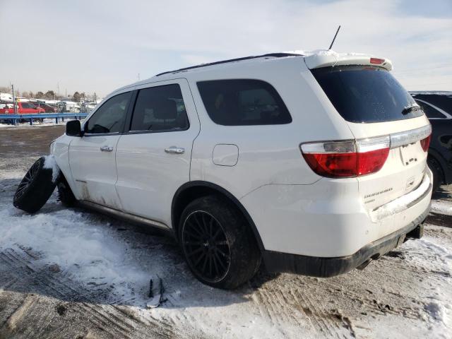 1C4SDJET8DC680918 - 2013 DODGE DURANGO CITADEL WHITE photo 2