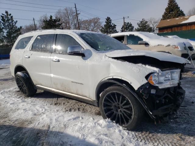 1C4SDJET8DC680918 - 2013 DODGE DURANGO CITADEL WHITE photo 4