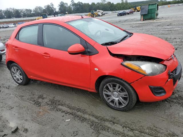 JM1DE1KY0C0142042 - 2012 MAZDA MAZDA2 RED photo 4