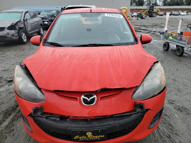 JM1DE1KY0C0142042 - 2012 MAZDA MAZDA2 RED photo 5