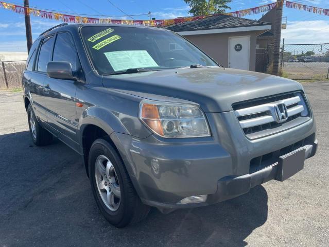 5FNYF28598B007393 - 2008 HONDA PILOT EXL GRAY photo 1