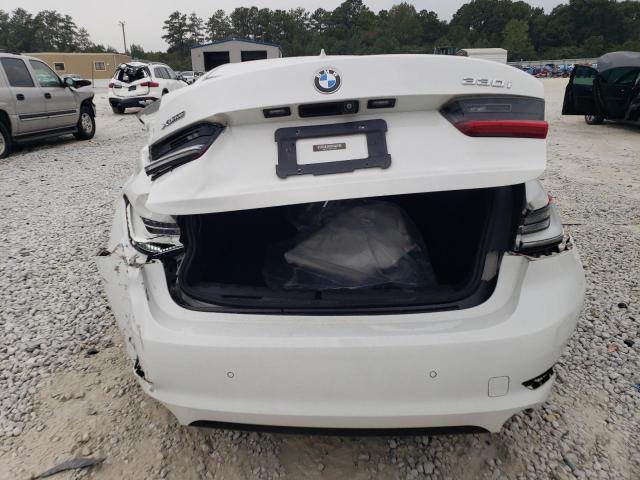 WBA5R7C59KAJ83923 - 2019 BMW 330XI WHITE photo 6