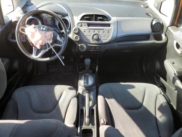 JHMGE884X9S075262 - 2009 HONDA FIT SPORT ORANGE photo 8