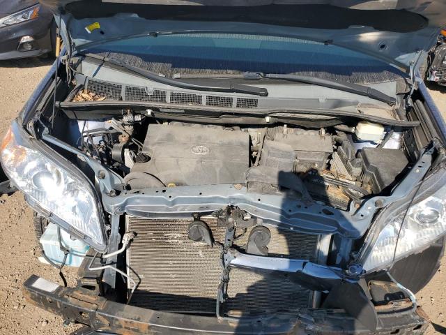 5TDYK3DC7FS664790 - 2015 TOYOTA SIENNA XLE BLUE photo 12