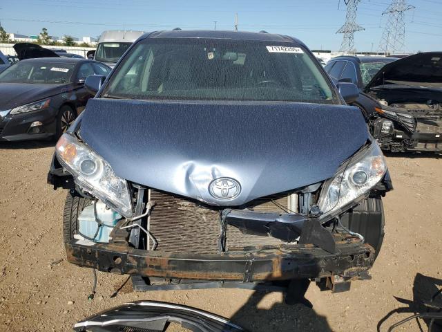 5TDYK3DC7FS664790 - 2015 TOYOTA SIENNA XLE BLUE photo 5