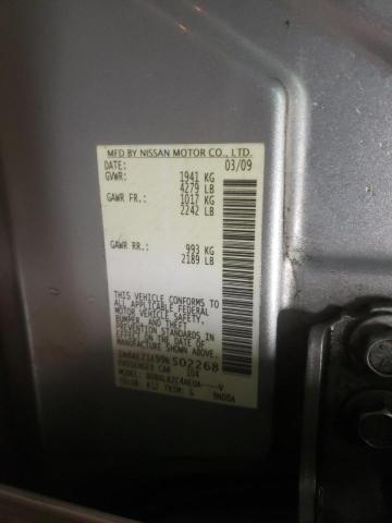 1N4AL21E99N502268 - 2009 NISSAN ALTIMA 2.5 SILVER photo 12