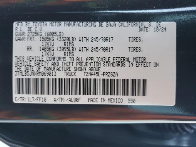 3TMLB5JNXRM069013 - 2024 TOYOTA TACOMA DOUBLE CAB Grafit foto 13