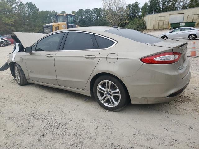 3FA6P0SU3FR281375 - 2015 FORD FUSION TITANIUM PHEV BEIGE photo 2