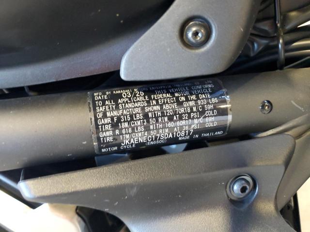 JKAENEC17SDA10817 - 2025 KAWASAKI EN650 C Чорний фото 9