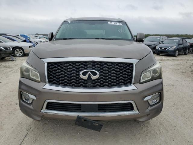 JN8AZ2NF2G9610334 - 2016 INFINITI QX80 TAN photo 5