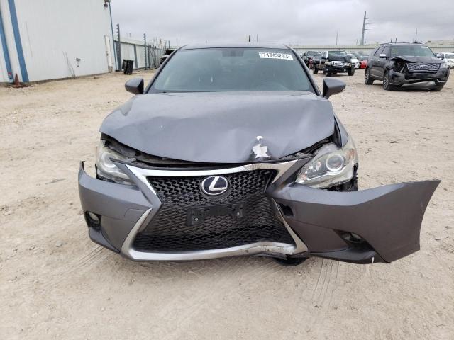 JTHKD5BH6F2226195 - 2015 LEXUS CT 200 SILVER photo 5