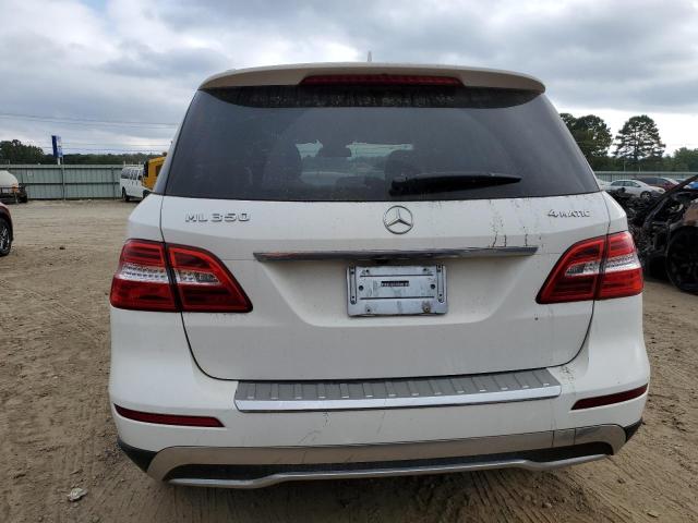 4JGDA5HB5EA377938 - 2014 MERCEDES-BENZ ML 350 4MATIC WHITE photo 6