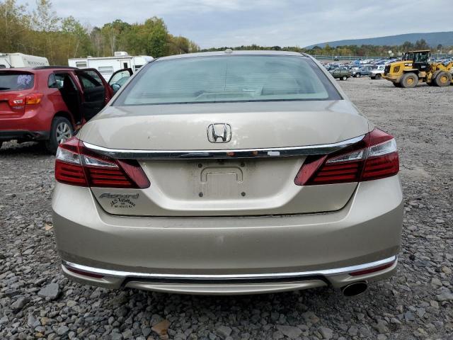 1HGCR2F84GA016770 - 2016 HONDA ACCORD EXL TAN photo 6