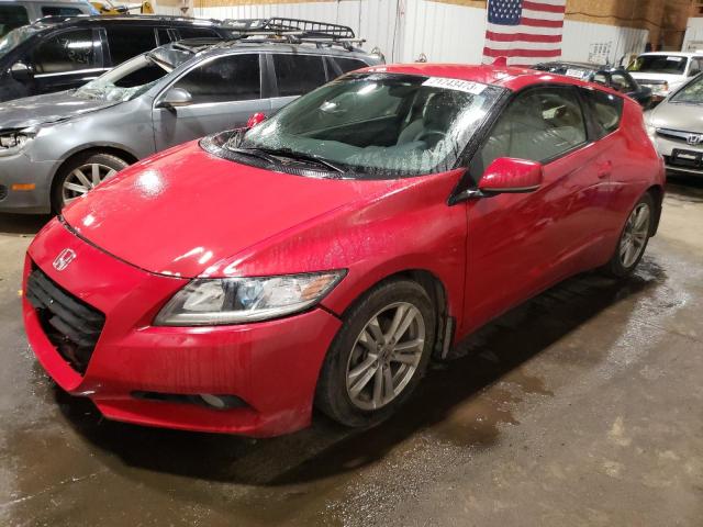 JHMZF1D62CS004469 - 2012 HONDA CR-Z EX RED photo 1