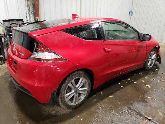 JHMZF1D62CS004469 - 2012 HONDA CR-Z EX RED photo 3