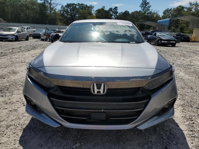 1HGCV1F36NA042312 - 2022 HONDA ACCORD SPORT 银色 照片 5