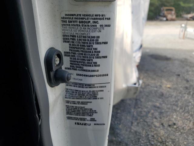 54DC4W1D8PS201533 - 2023 ISUZU NPR HD Ақ фото 12