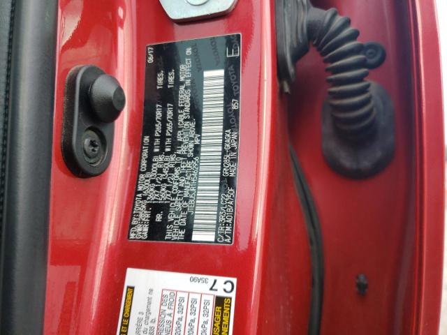 JTEBU5JR1H5462956 - 2017 TOYOTA 4RUNNER SR5/SR5 PREMIUM 栗色 照片 12