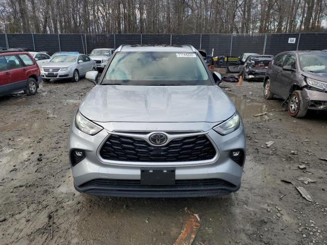 5TDGZRAH5LS500105 - 2020 TOYOTA HIGHLANDER XLE ვერცხლისფერი ფოტო 5