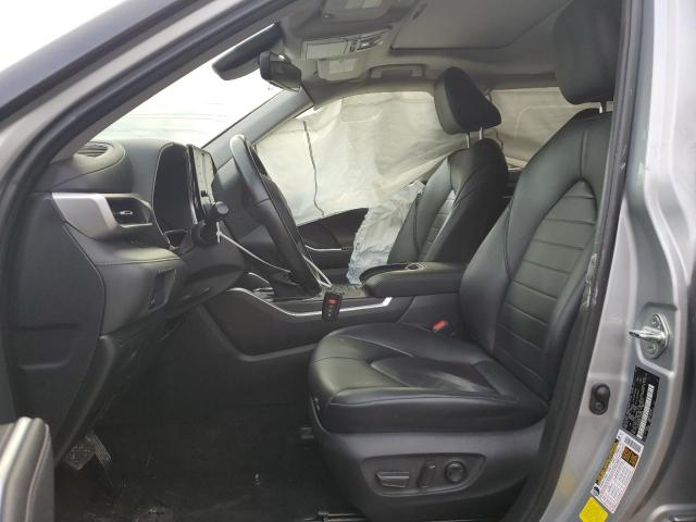 5TDGZRAH5LS500105 - 2020 TOYOTA HIGHLANDER XLE ვერცხლისფერი ფოტო 7
