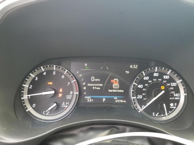 5TDGZRAH5LS500105 - 2020 TOYOTA HIGHLANDER XLE ვერცხლისფერი ფოტო 9