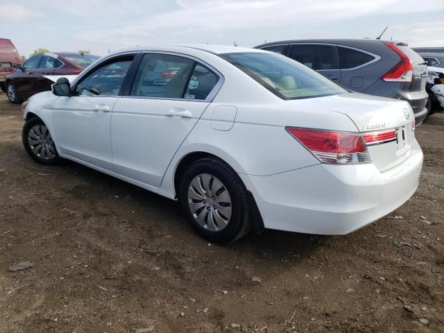 1HGCP2F33CA202563 - 2012 HONDA ACCORD LX WHITE photo 2